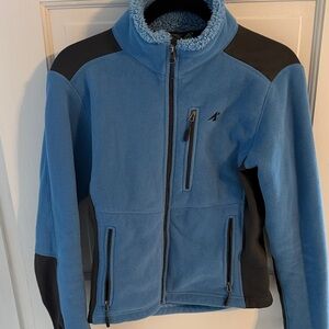 Woman’s Blue and Black Fleece Jacket